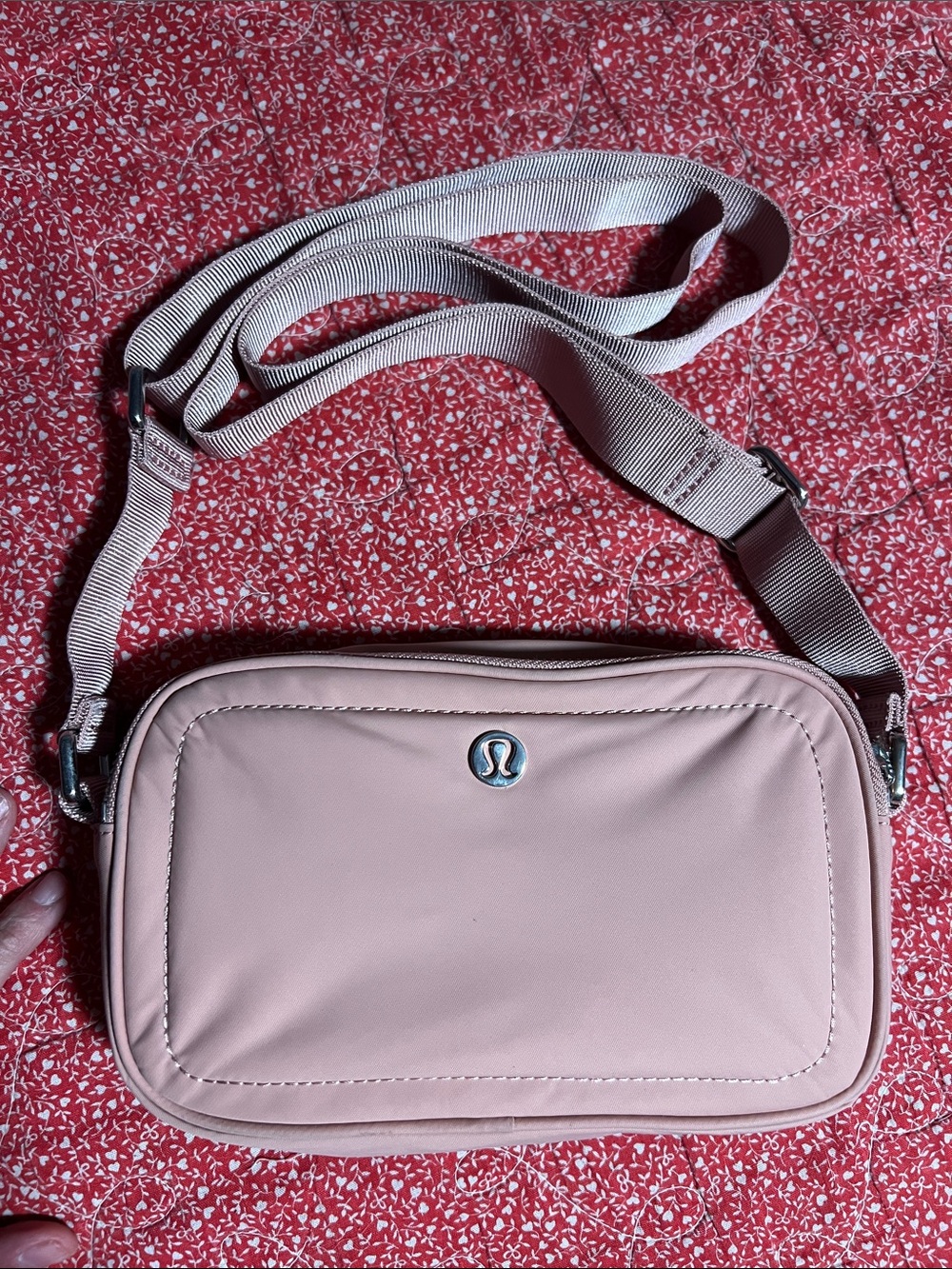 Lululemon Dusty Pink Crossbody Bag